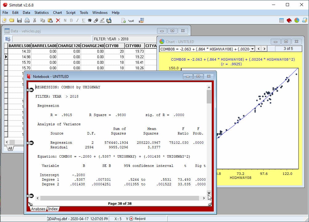 SimStat - Statistical Analysis and Bootstrapping Software